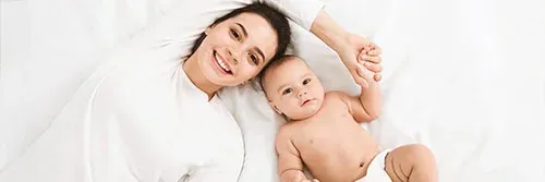Mutter mit Baby