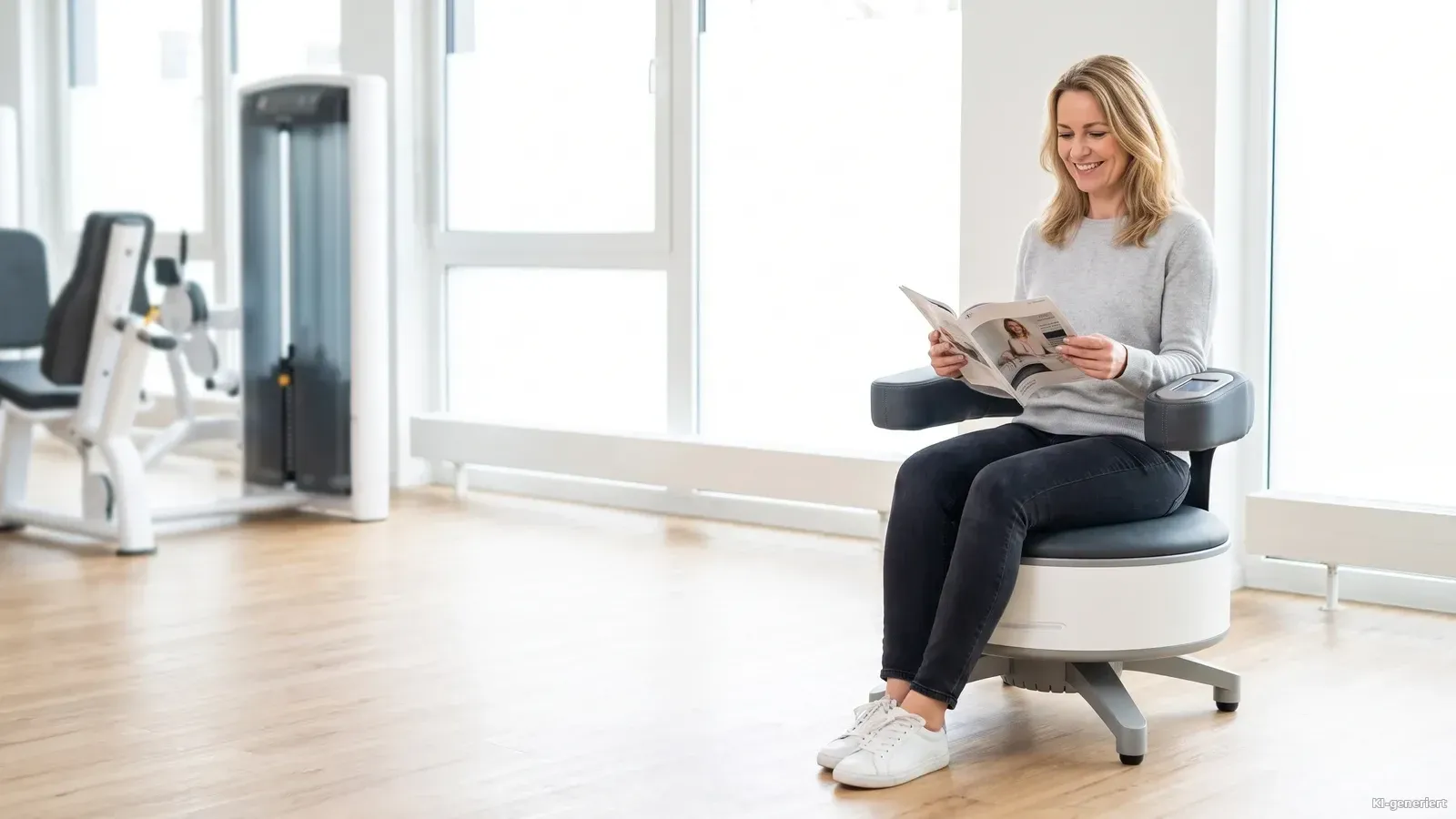 Beckenbodentraining auf dem EMP Chair Pro bei AktiVita Quedlinburg